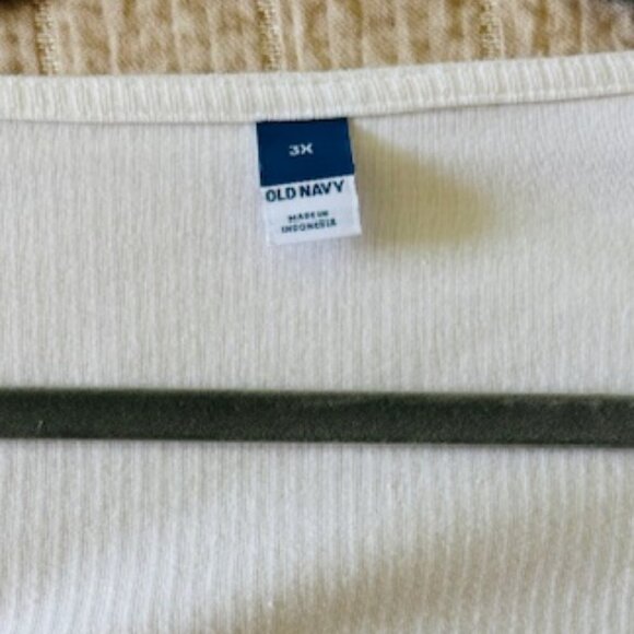 Old Navy Long-Sleeve Rib-Knit Square Neck Bodysuit size 3X - Picture 4 of 4